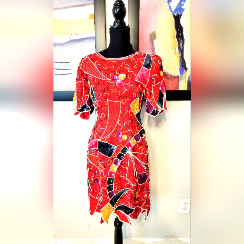 Maple Sequin Dress